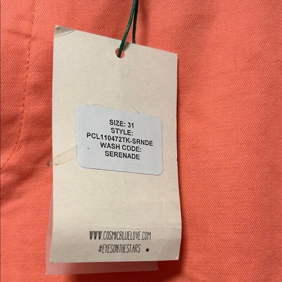 Coral Chino Pants cosmic blue love size 12 - Picture 2 of 3